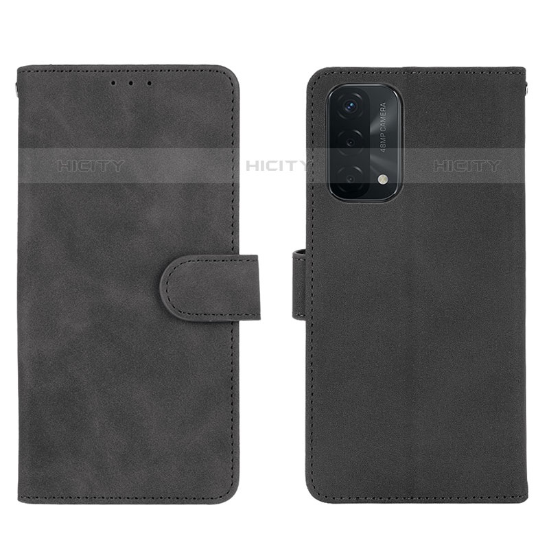 Handytasche Stand Schutzhülle Flip Leder Hülle L01Z für OnePlus Nord N200 5G Schwarz Plus