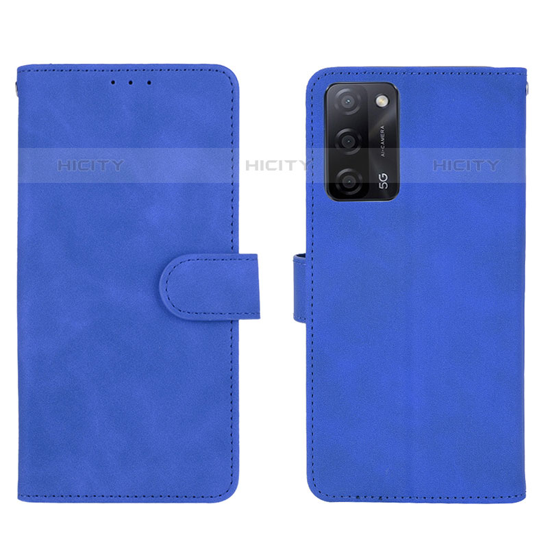 Handytasche Stand Schutzhülle Flip Leder Hülle L01Z für Oppo A53s 5G groß