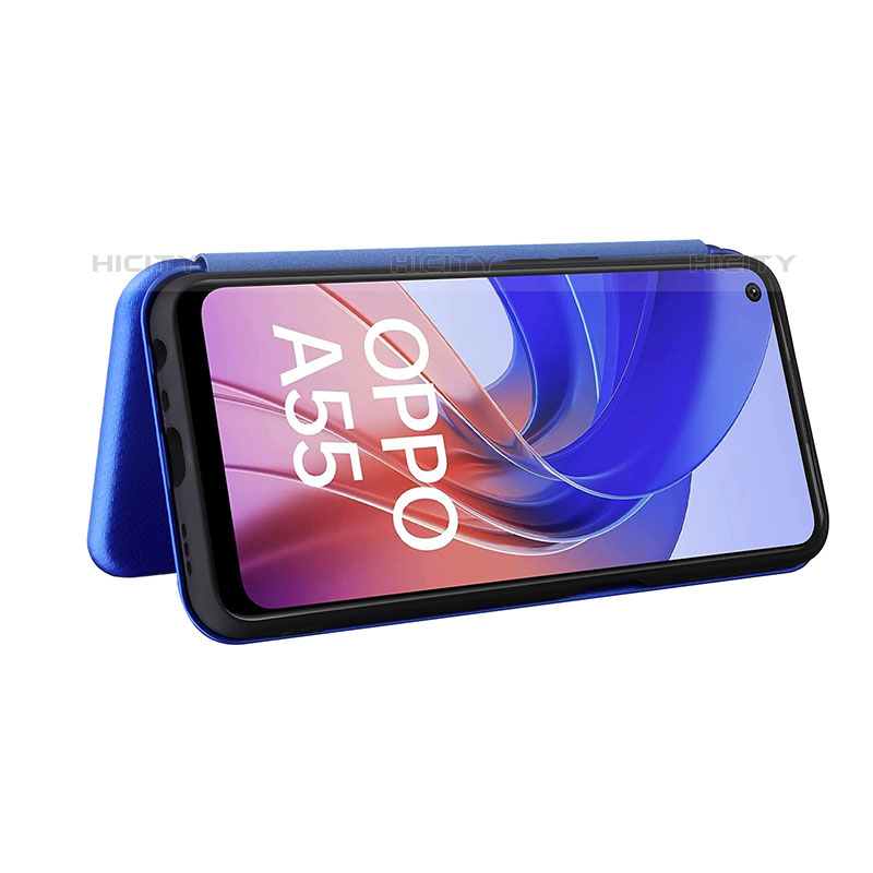 Handytasche Stand Schutzhülle Flip Leder Hülle L01Z für Oppo A55 4G