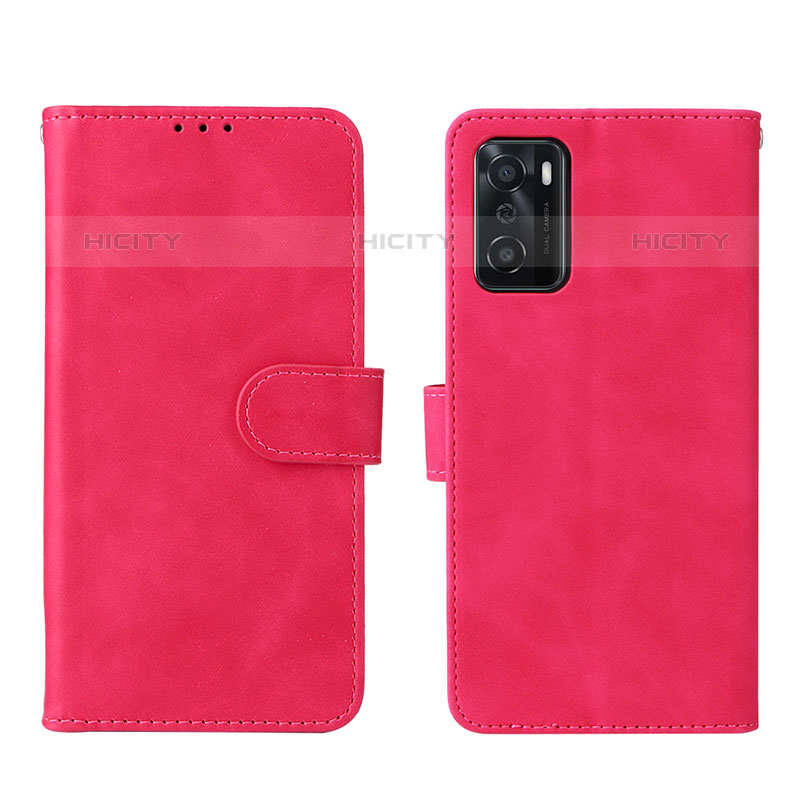 Handytasche Stand Schutzhülle Flip Leder Hülle L01Z für Oppo A55S 5G Pink