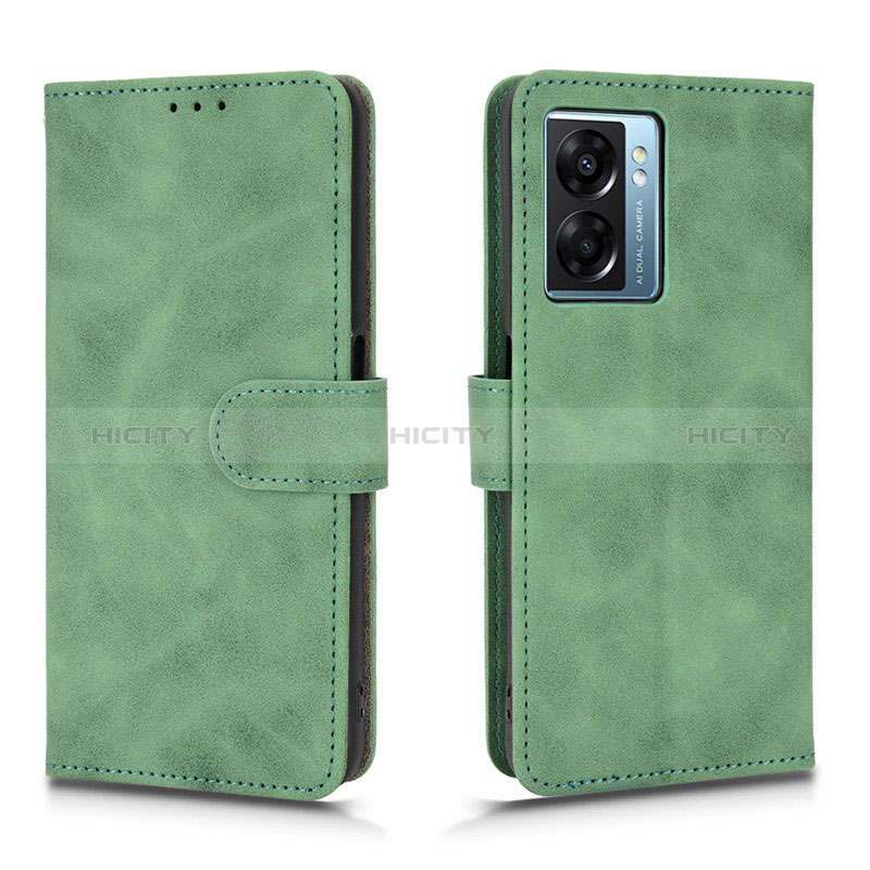 Handytasche Stand Schutzhülle Flip Leder Hülle L01Z für Oppo A56S 5G groß