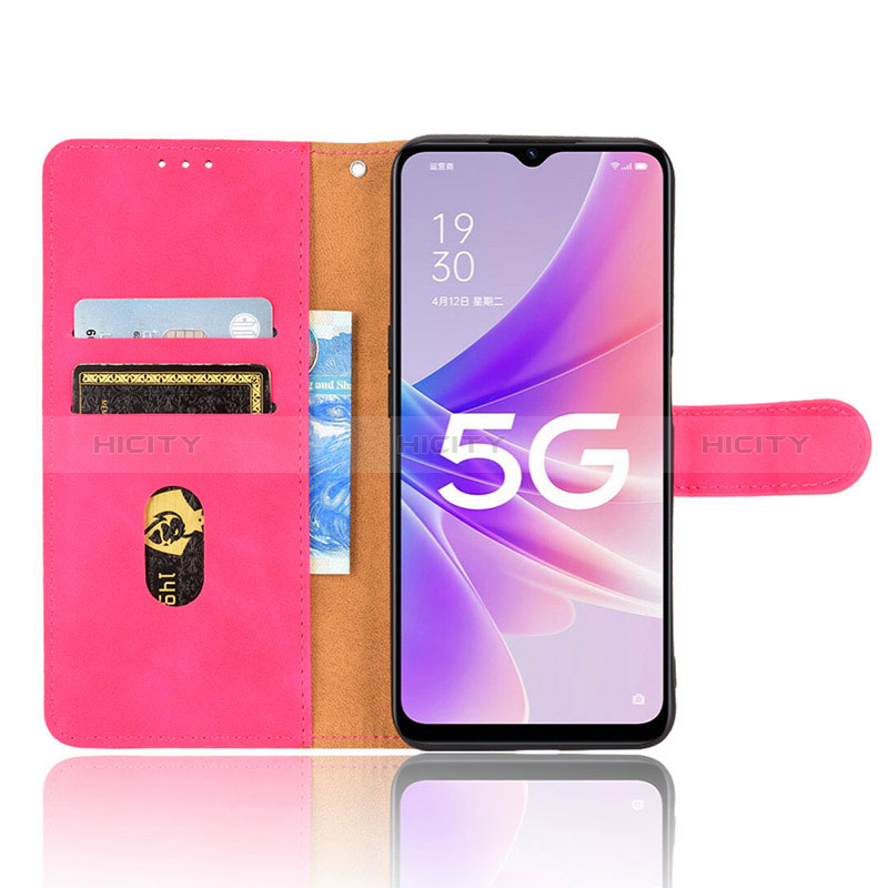 Handytasche Stand Schutzhülle Flip Leder Hülle L01Z für Oppo A56S 5G groß