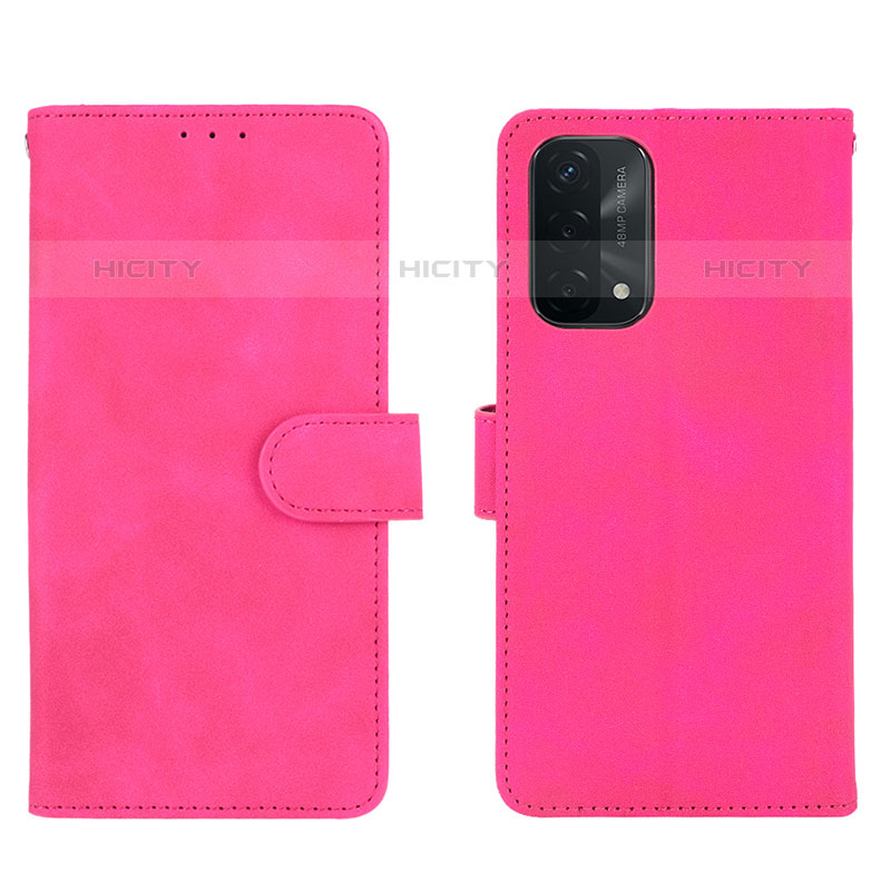 Handytasche Stand Schutzhülle Flip Leder Hülle L01Z für Oppo A93 5G Pink Plus