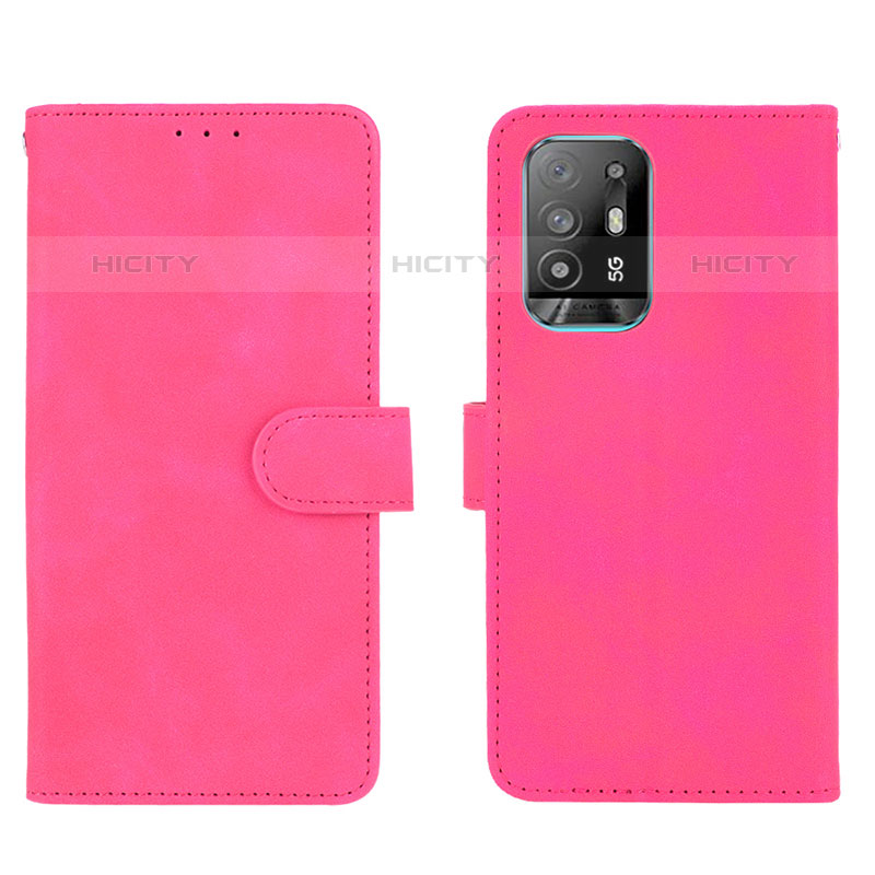 Handytasche Stand Schutzhülle Flip Leder Hülle L01Z für Oppo A94 5G Pink Plus