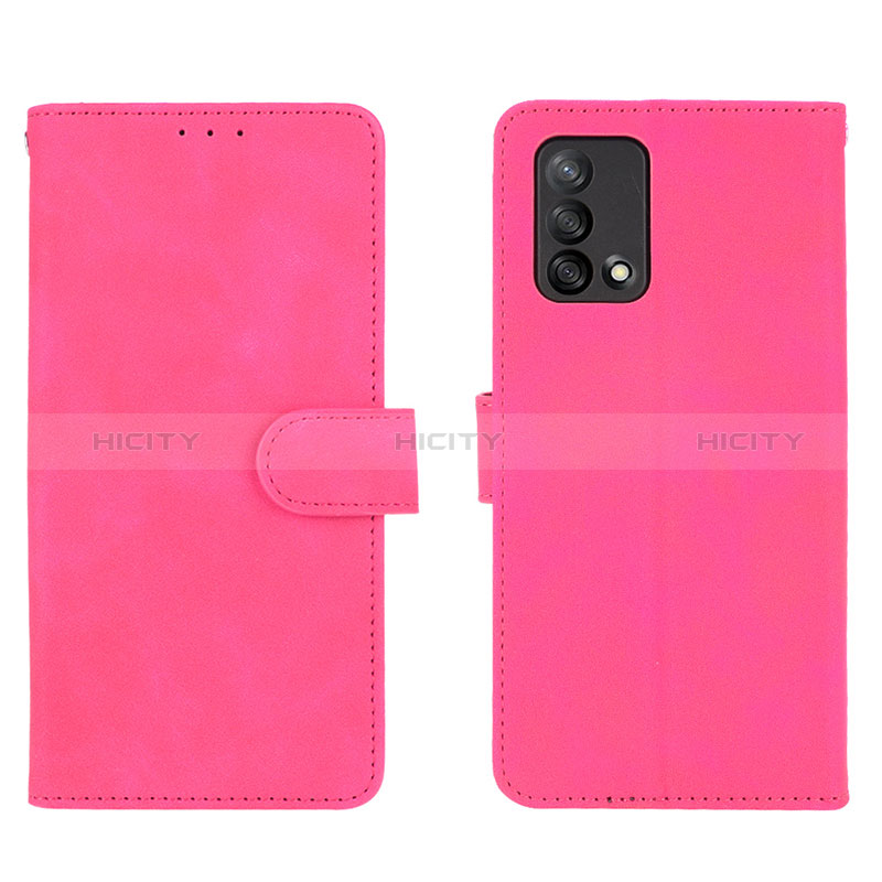 Handytasche Stand Schutzhülle Flip Leder Hülle L01Z für Oppo A95 4G Pink