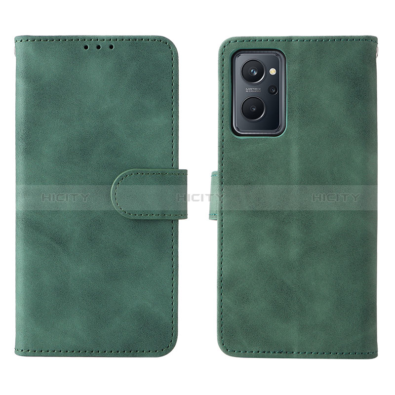 Handytasche Stand Schutzhülle Flip Leder Hülle L01Z für Oppo A96 4G Grün