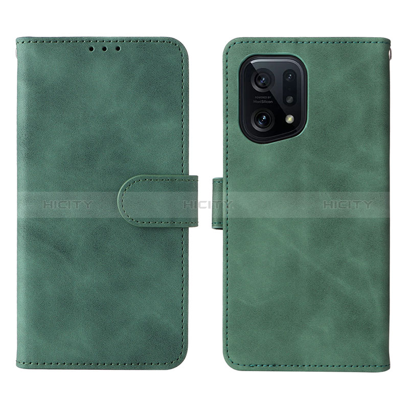 Handytasche Stand Schutzhülle Flip Leder Hülle L01Z für Oppo Find X5 5G groß