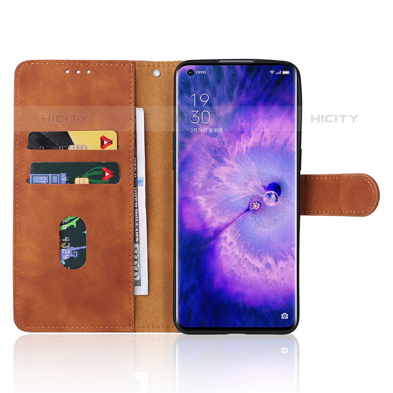 Handytasche Stand Schutzhülle Flip Leder Hülle L01Z für Oppo Find X5 Pro 5G