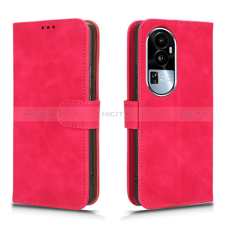 Handytasche Stand Schutzhülle Flip Leder Hülle L01Z für Oppo Reno10 Pro+ Plus 5G Pink