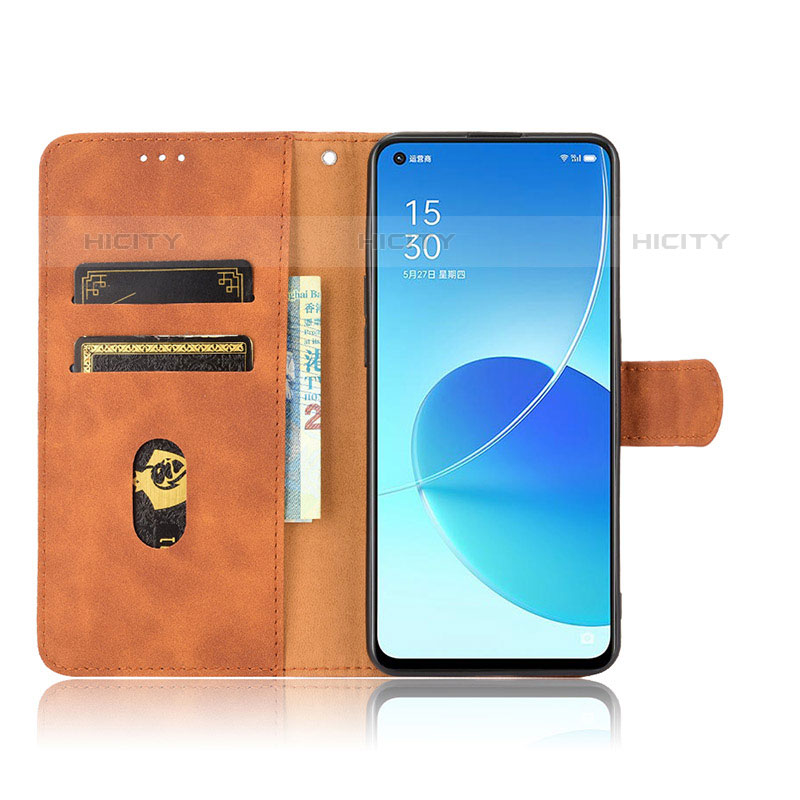 Handytasche Stand Schutzhülle Flip Leder Hülle L01Z für Oppo Reno6 5G groß