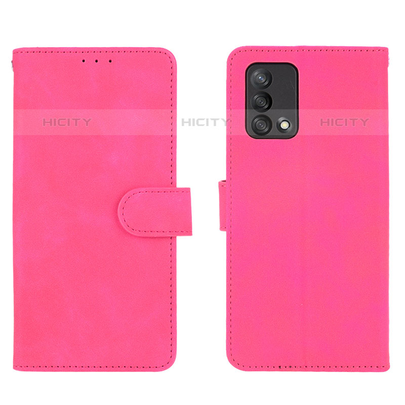 Handytasche Stand Schutzhülle Flip Leder Hülle L01Z für Oppo Reno6 Lite Pink Plus