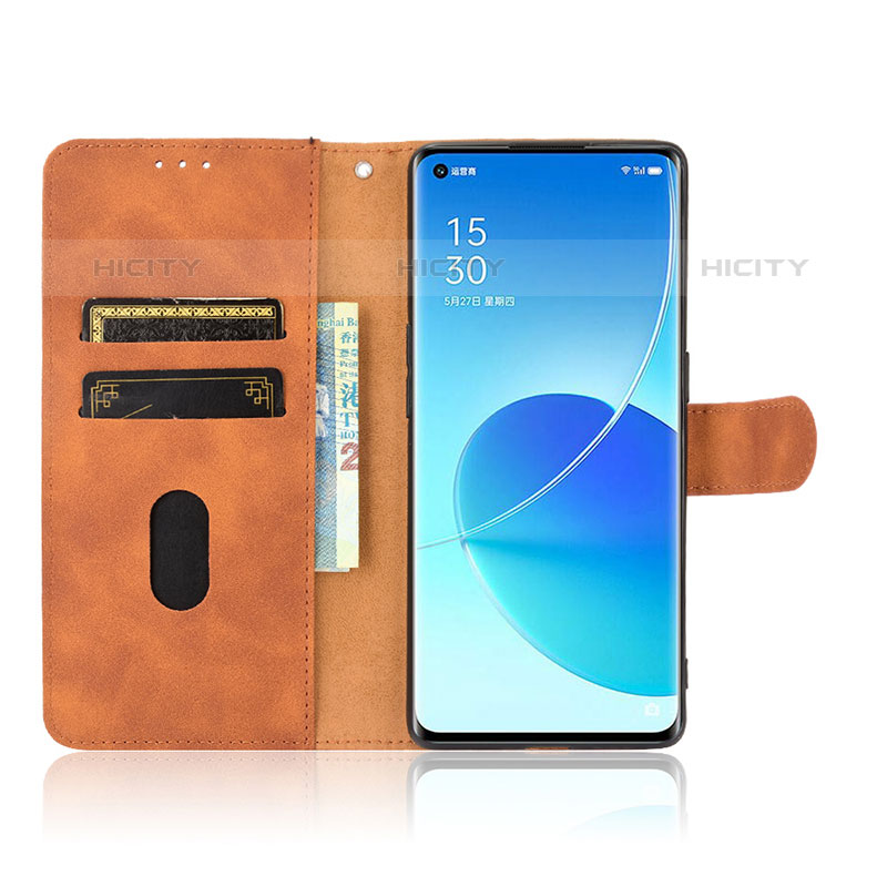 Handytasche Stand Schutzhülle Flip Leder Hülle L01Z für Oppo Reno6 Pro 5G groß