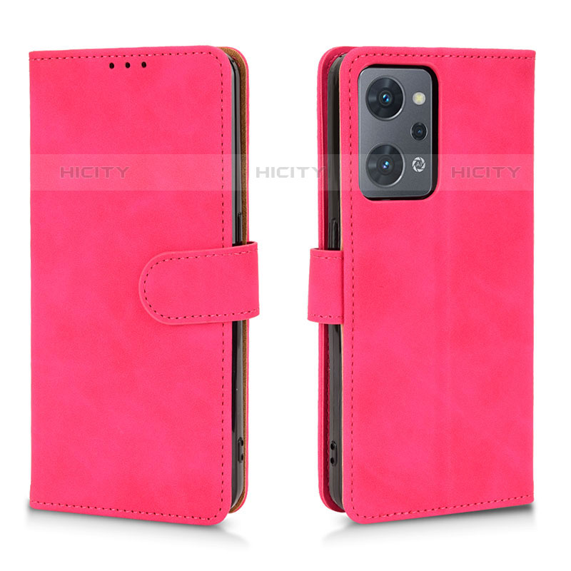 Handytasche Stand Schutzhülle Flip Leder Hülle L01Z für Oppo Reno7 A Pink