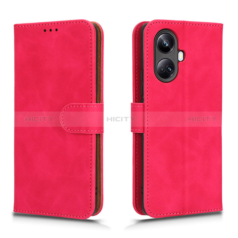 Handytasche Stand Schutzhülle Flip Leder Hülle L01Z für Realme 10 Pro+ Plus 5G Pink Plus