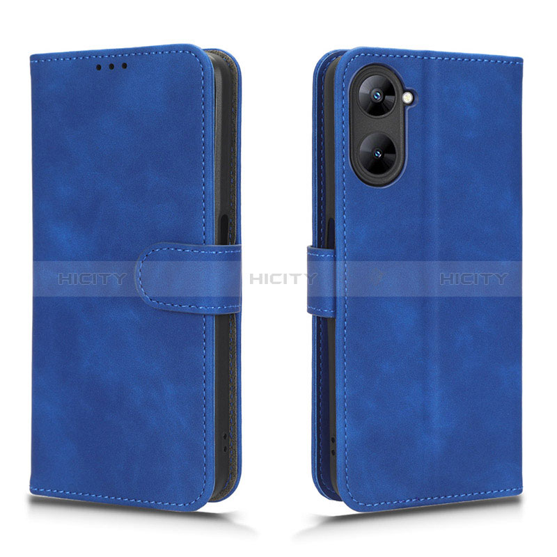 Handytasche Stand Schutzhülle Flip Leder Hülle L01Z für Realme 10S 5G Blau