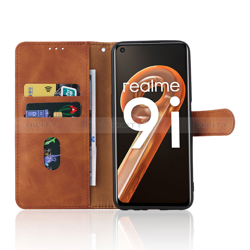 Handytasche Stand Schutzhülle Flip Leder Hülle L01Z für Realme 9i 4G