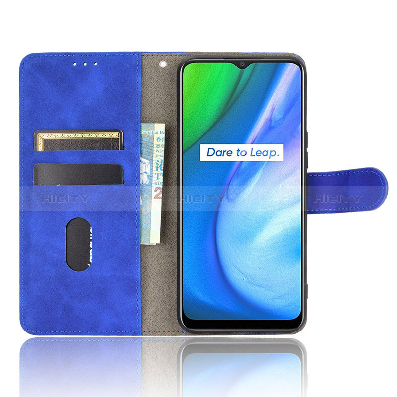 Handytasche Stand Schutzhülle Flip Leder Hülle L01Z für Realme Q2i 5G groß