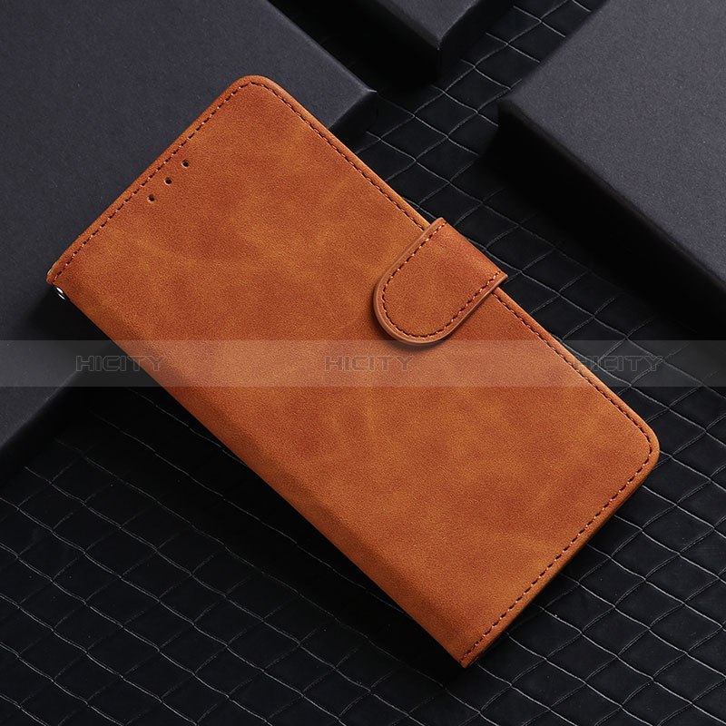 Handytasche Stand Schutzhülle Flip Leder Hülle L01Z für Realme Q2i 5G Braun Plus