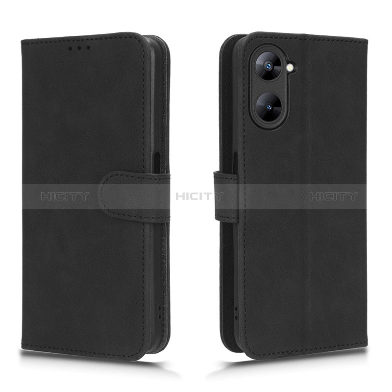 Handytasche Stand Schutzhülle Flip Leder Hülle L01Z für Realme V20 5G Schwarz