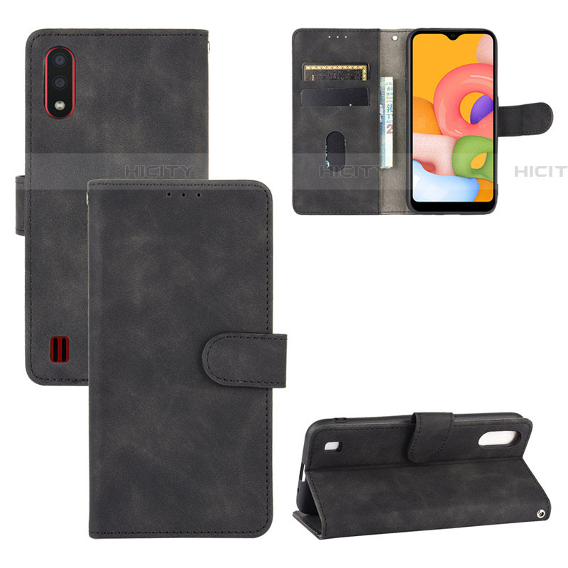 Handytasche Stand Schutzhülle Flip Leder Hülle L01Z für Samsung Galaxy A01 SM-A015