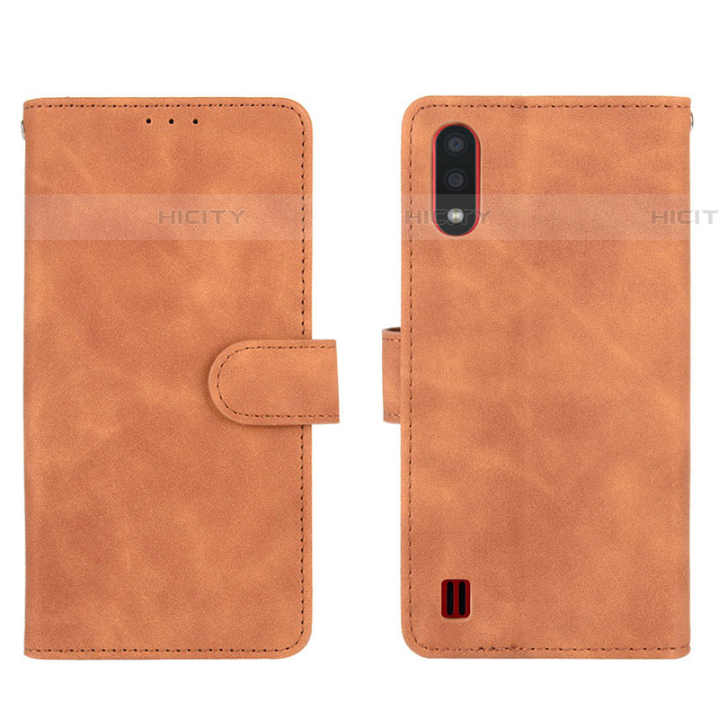 Handytasche Stand Schutzhülle Flip Leder Hülle L01Z für Samsung Galaxy A01 SM-A015