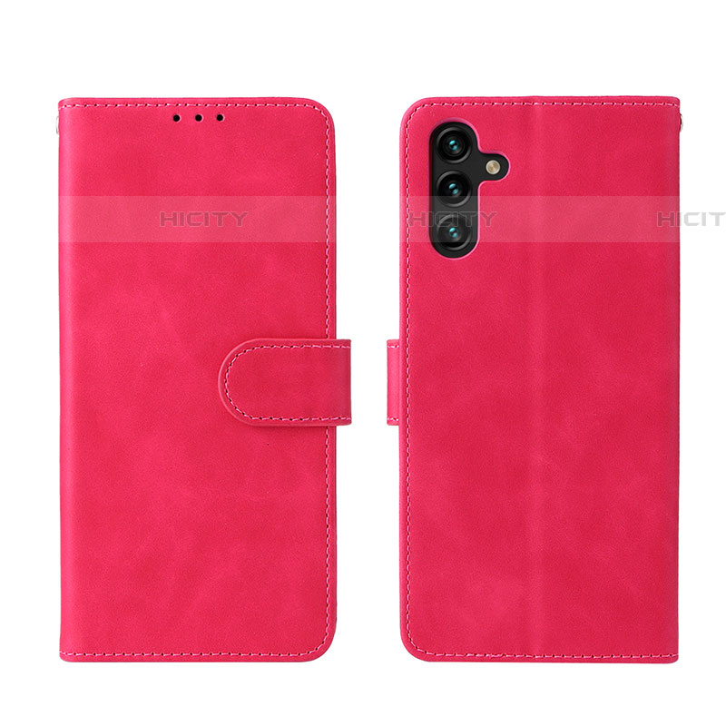 Handytasche Stand Schutzhülle Flip Leder Hülle L01Z für Samsung Galaxy A04s Pink Plus