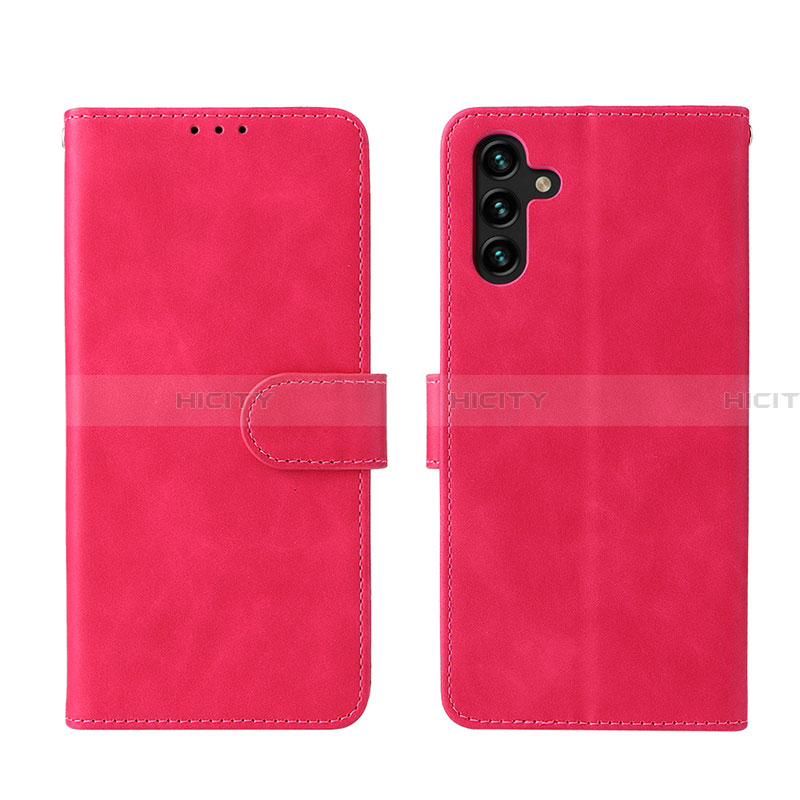 Handytasche Stand Schutzhülle Flip Leder Hülle L01Z für Samsung Galaxy A13 5G Pink