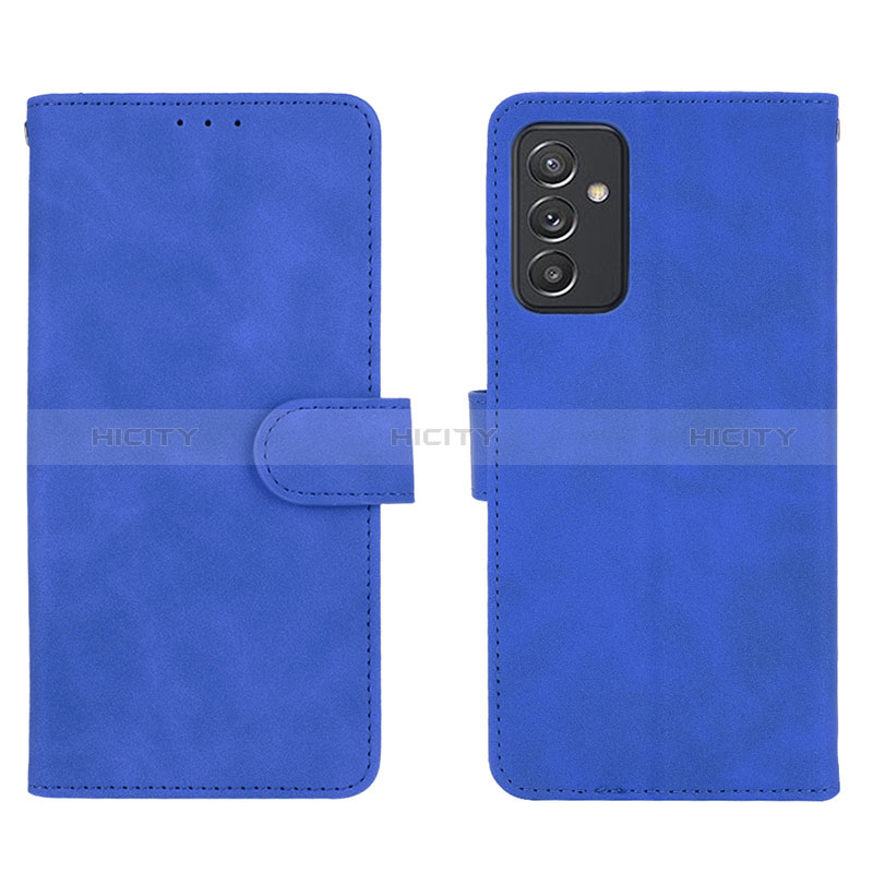 Handytasche Stand Schutzhülle Flip Leder Hülle L01Z für Samsung Galaxy A15 4G Blau Plus