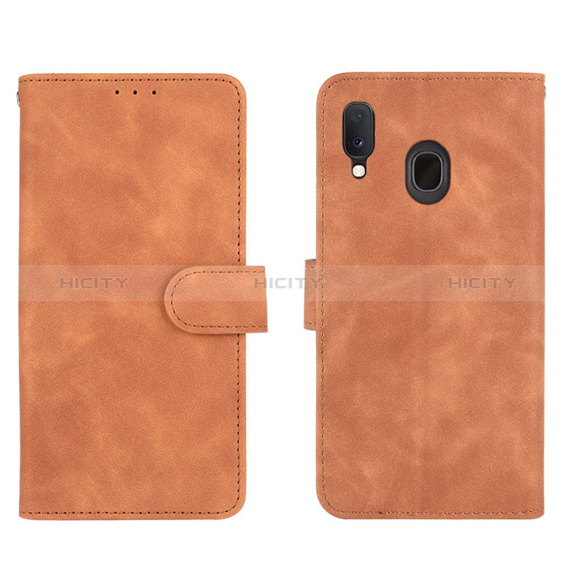 Handytasche Stand Schutzhülle Flip Leder Hülle L01Z für Samsung Galaxy A20