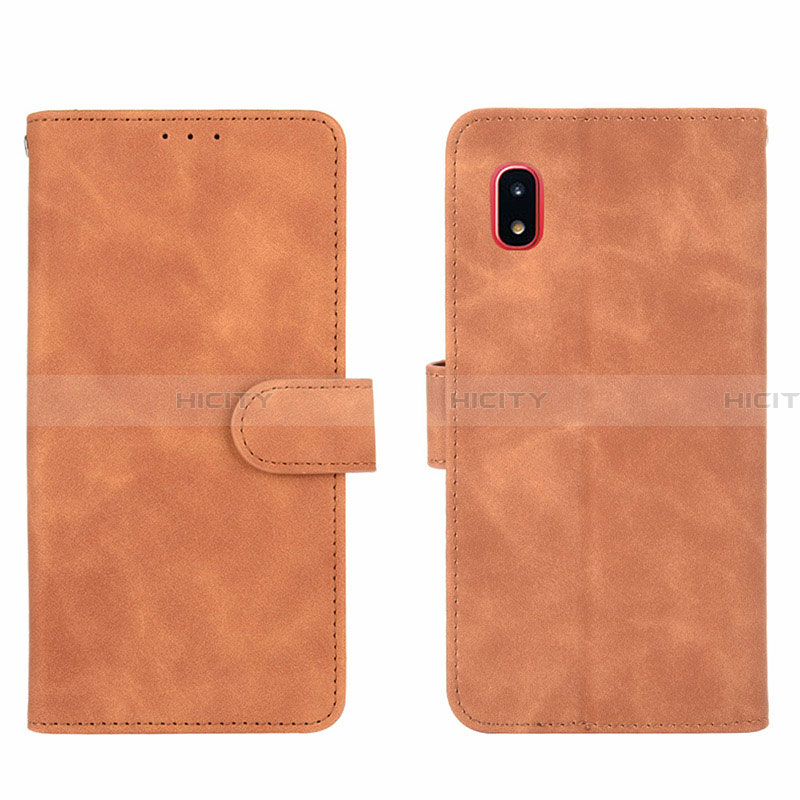 Handytasche Stand Schutzhülle Flip Leder Hülle L01Z für Samsung Galaxy A20 SC-02M SCV46 groß