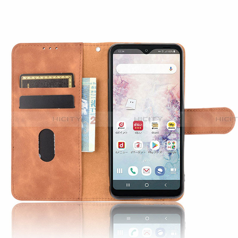 Handytasche Stand Schutzhülle Flip Leder Hülle L01Z für Samsung Galaxy A20 SC-02M SCV46 groß