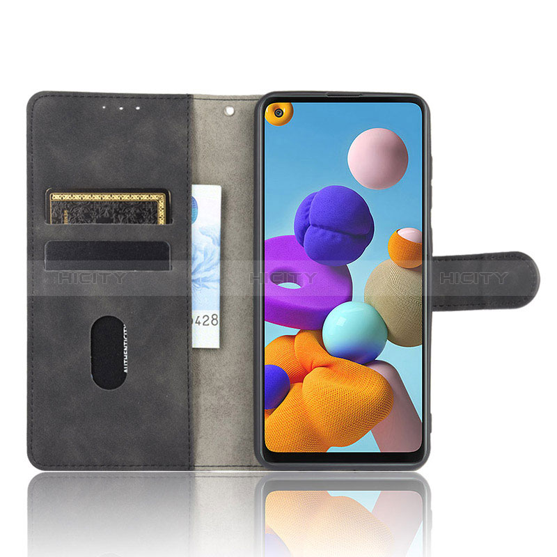 Handytasche Stand Schutzhülle Flip Leder Hülle L01Z für Samsung Galaxy A21s