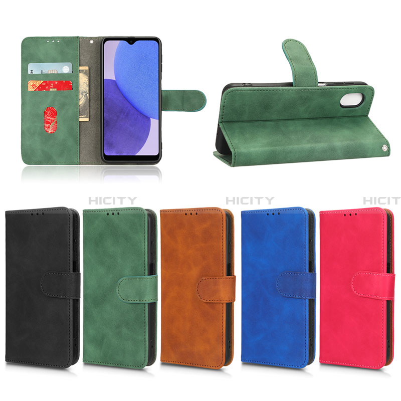 Handytasche Stand Schutzhülle Flip Leder Hülle L01Z für Samsung Galaxy A23 5G SC-56C