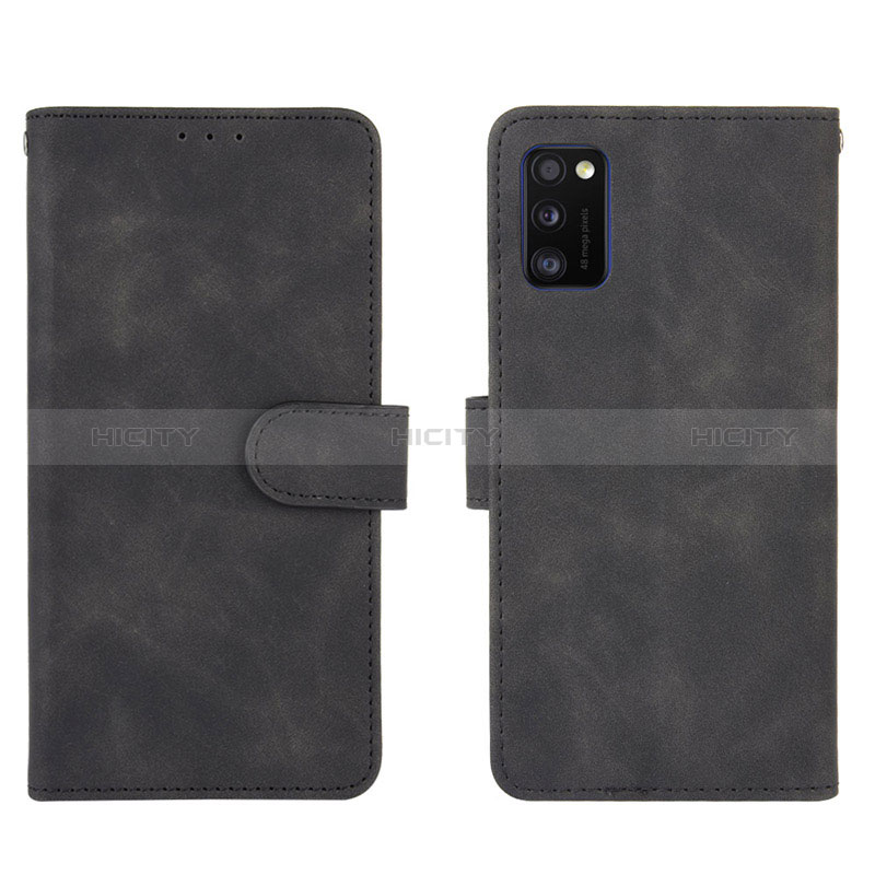 Handytasche Stand Schutzhülle Flip Leder Hülle L01Z für Samsung Galaxy A41 groß