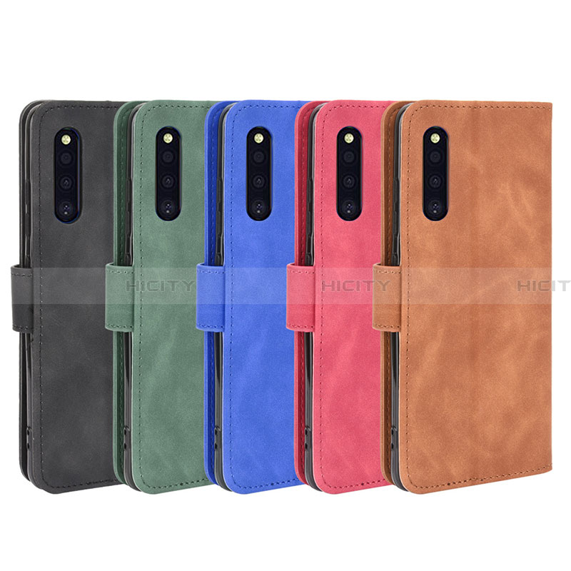 Handytasche Stand Schutzhülle Flip Leder Hülle L01Z für Samsung Galaxy A41 SC-41A groß