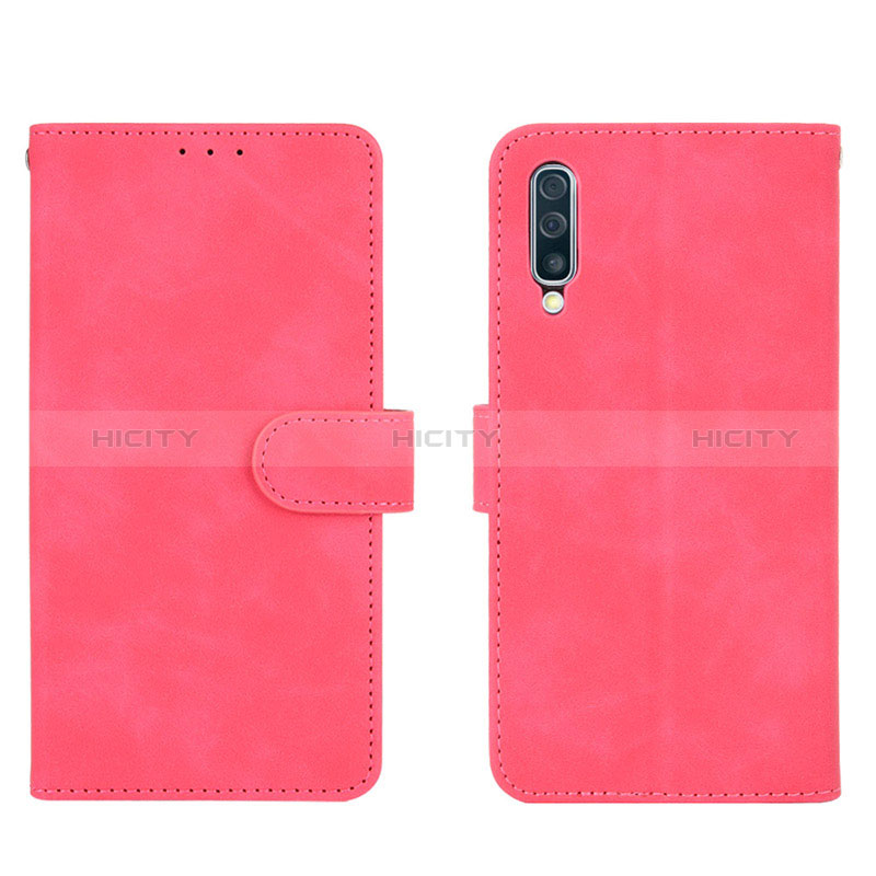 Handytasche Stand Schutzhülle Flip Leder Hülle L01Z für Samsung Galaxy A50S Pink Plus