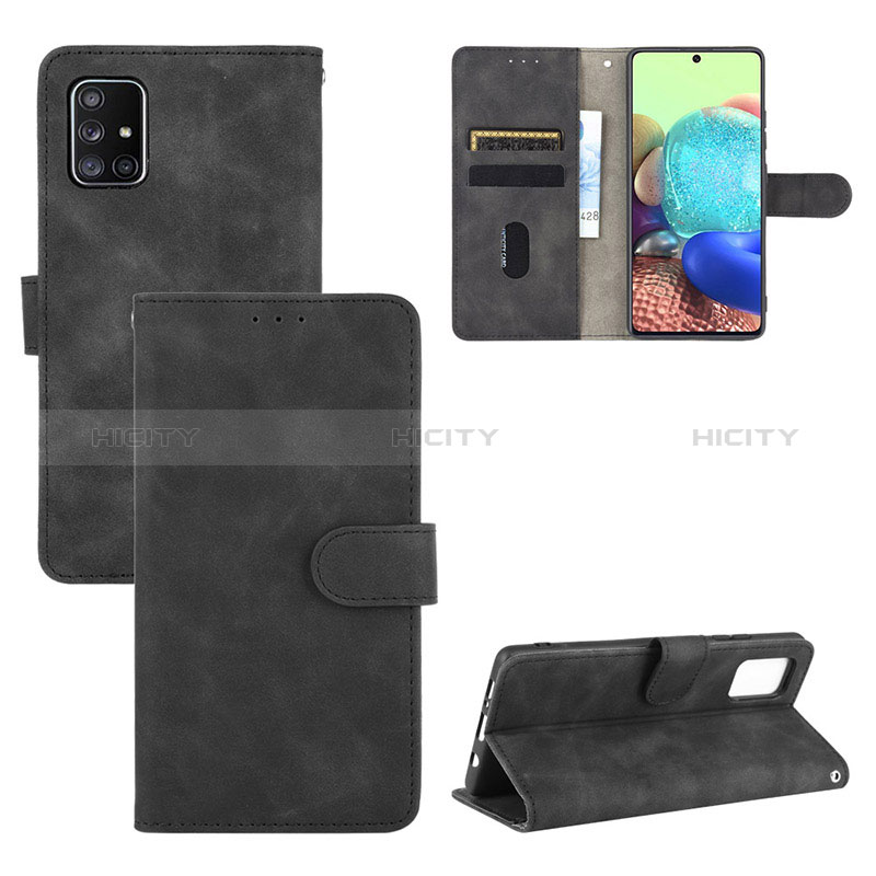 Handytasche Stand Schutzhülle Flip Leder Hülle L01Z für Samsung Galaxy A51 4G groß