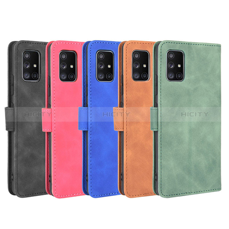 Handytasche Stand Schutzhülle Flip Leder Hülle L01Z für Samsung Galaxy A51 4G groß