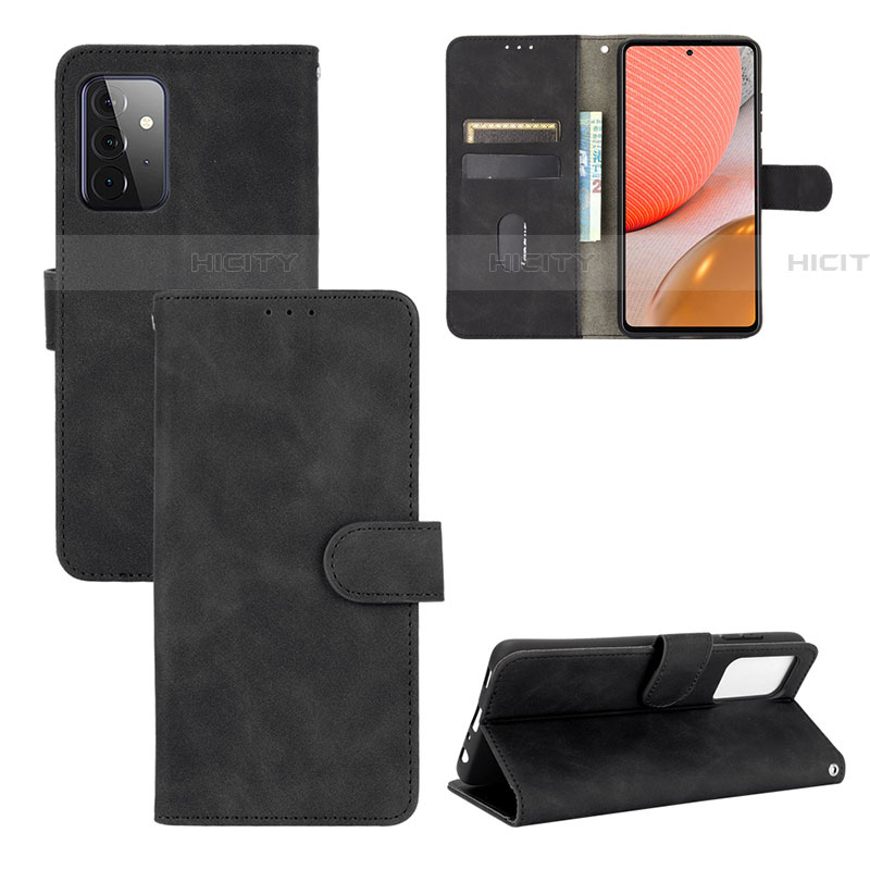 Handytasche Stand Schutzhülle Flip Leder Hülle L01Z für Samsung Galaxy A72 5G groß