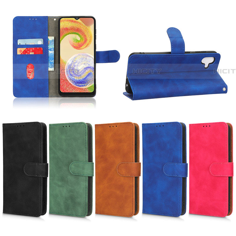 Handytasche Stand Schutzhülle Flip Leder Hülle L01Z für Samsung Galaxy F04 groß