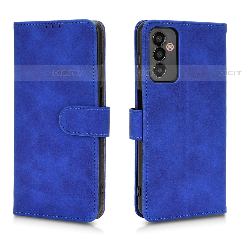 Handytasche Stand Schutzhülle Flip Leder Hülle L01Z für Samsung Galaxy F13 4G Blau