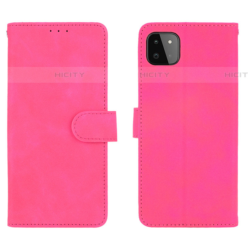 Handytasche Stand Schutzhülle Flip Leder Hülle L01Z für Samsung Galaxy F42 5G Pink