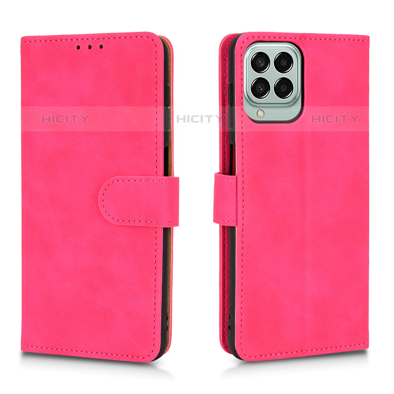 Handytasche Stand Schutzhülle Flip Leder Hülle L01Z für Samsung Galaxy M33 5G Pink