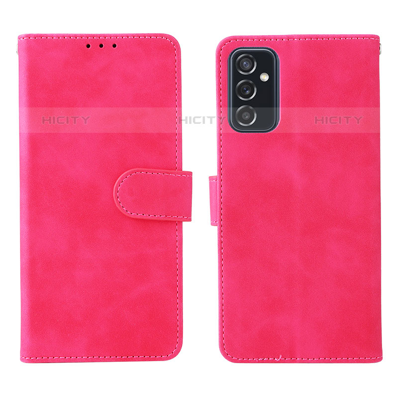 Handytasche Stand Schutzhülle Flip Leder Hülle L01Z für Samsung Galaxy M52 5G Pink