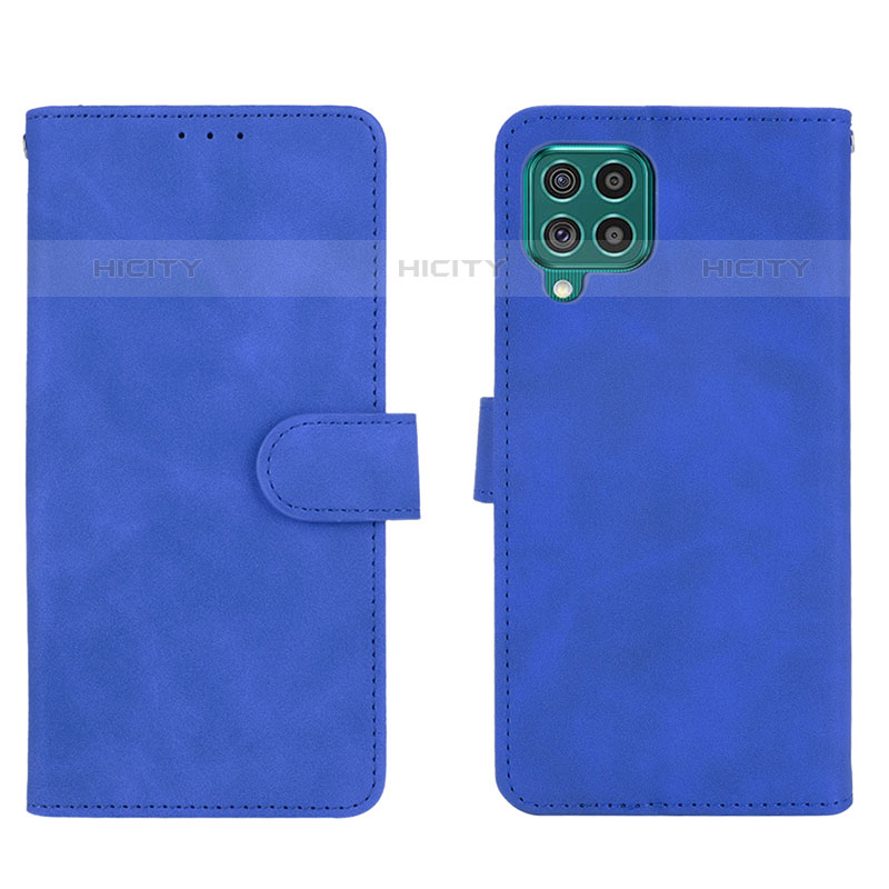 Handytasche Stand Schutzhülle Flip Leder Hülle L01Z für Samsung Galaxy M62 4G Blau