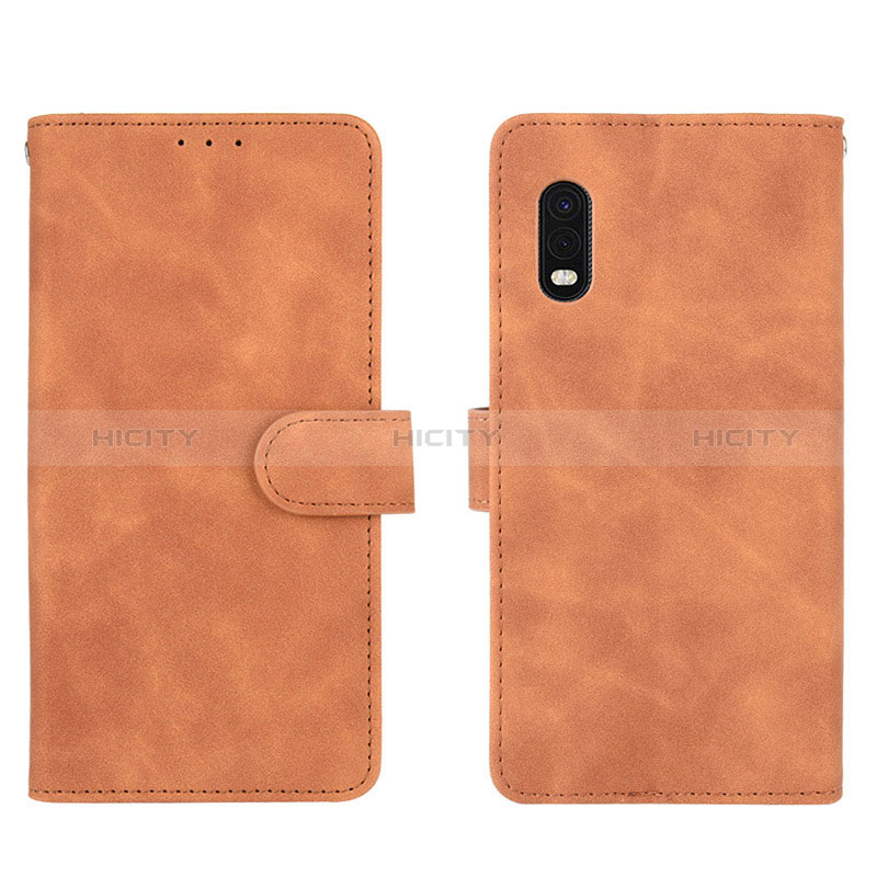 Handytasche Stand Schutzhülle Flip Leder Hülle L01Z für Samsung Galaxy XCover Pro Braun