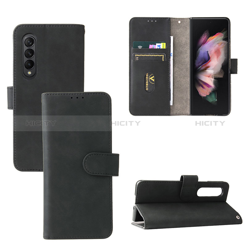 Handytasche Stand Schutzhülle Flip Leder Hülle L01Z für Samsung Galaxy Z Fold3 5G