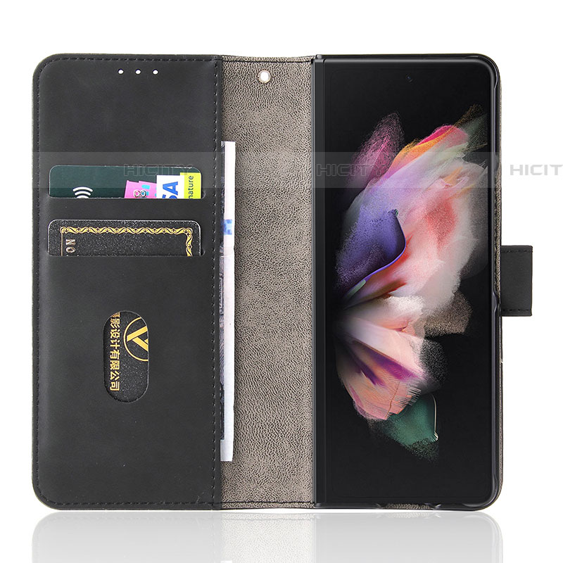 Handytasche Stand Schutzhülle Flip Leder Hülle L01Z für Samsung Galaxy Z Fold4 5G