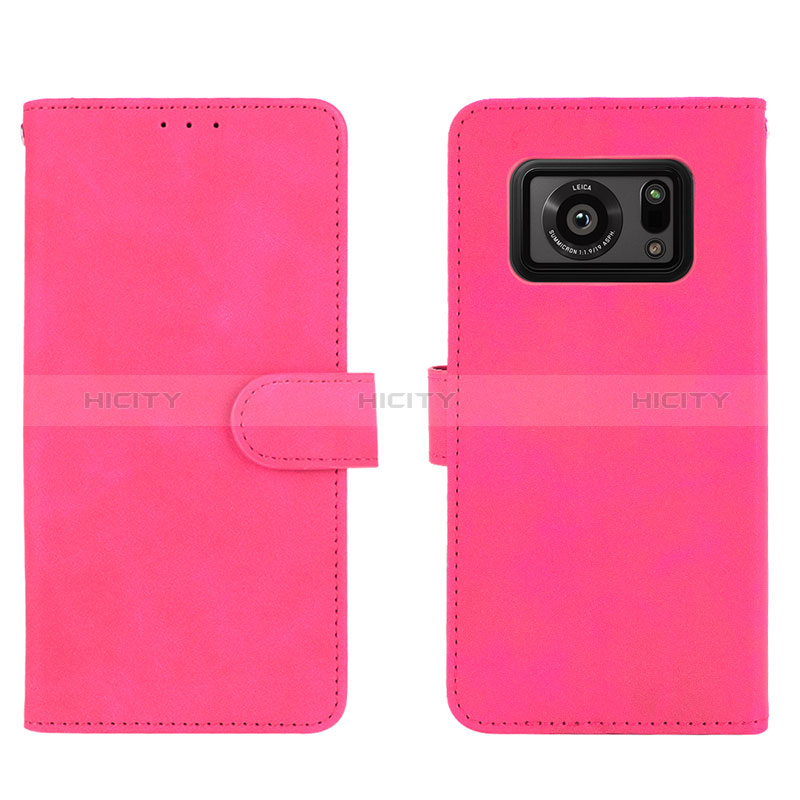 Handytasche Stand Schutzhülle Flip Leder Hülle L01Z für Sharp Aquos R6 Pink