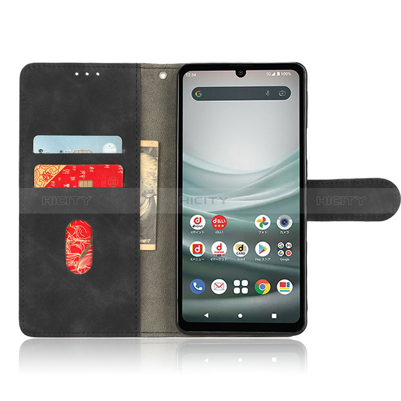 Handytasche Stand Schutzhülle Flip Leder Hülle L01Z für Sharp Aquos Sense7 Plus